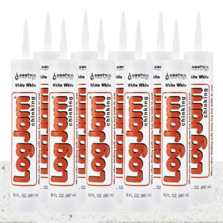 Sashco LJC29TN Log Jam Chinking Caulk 29oz Tan x10 miniatura 1