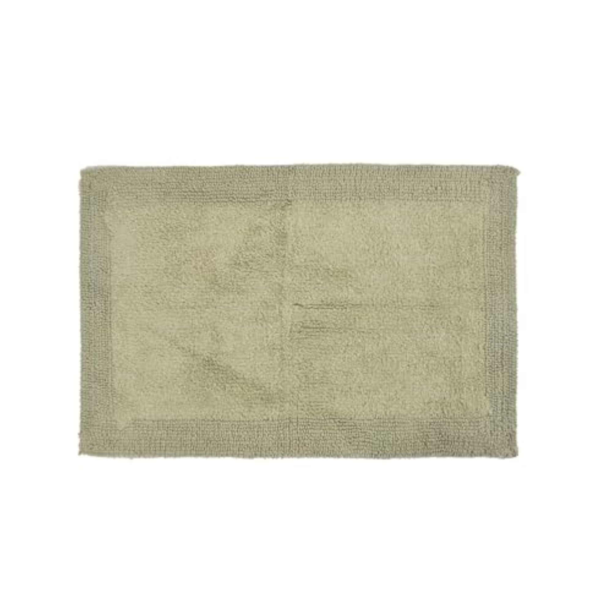 Sage Green 100% Cotton Bathmat, Ultra-Soft & Absorbent