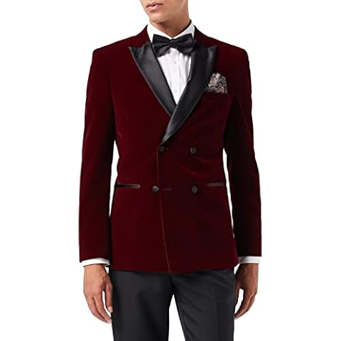 Men's Velvet Double Breasted Tuxedo Jacket Cover