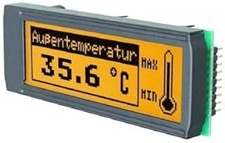 LCD Graphic Display Modules amp; Accessories Yl/Grn Contrast Yl/Grn LED Backlight Pack of 1 (EA DIP122-5NLED)