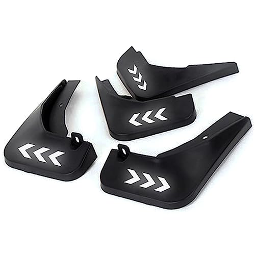 Garde-boue voiture anti-rayures avec avertisseur blanc pour Toyota Highlander 2008-2011