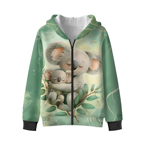 Girls Zip Up Hoodies Size 6-16 Oversized Thick Girls Hooded Sweatshirt Cute Winter Jacket for Holiday Travel4