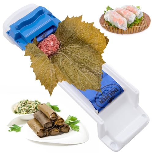 Grape Leaves Roller Machine, Vegetable Meat Rolling Tool, Kitchen DIY Dolma Sarma Sushi Maker for Beginners