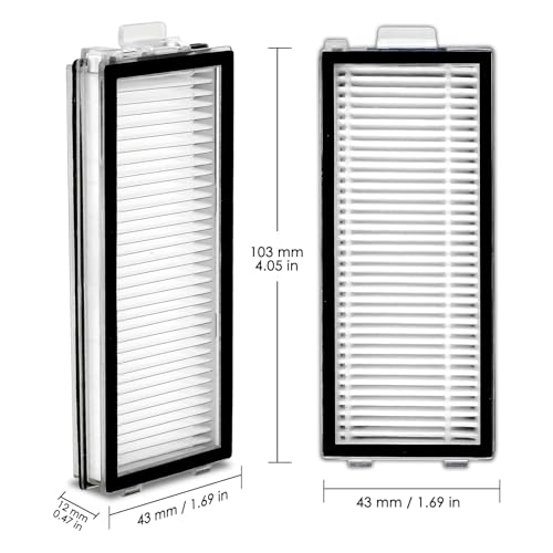Image of (6 Pack) Qrevo Master HEPA Filters Compatible with Roborock Qrevo Master /Qrevo Slim Robot Vacuum, Canister Filters, Upright Filters, Vacuum Filter, Filters Accessories Kit, Replacement Parts