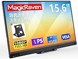 MAGICRAVEN モバイルモニター 15.6インチ モバイルディスプレイ 1920*1080 100%広色域 ポータブルモニター IPS液晶パネル ブルーカット ペンホールスタンド 自立スタンド VESA USBType-C ミニHDMI Switch/PS3/PS4/PS5/Xbox/PC/スマホ/Macなど対応 image