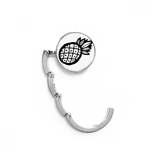 Support de bureau pour sac à suspendre au restaurant, motif ananas noir
