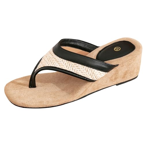 Genérico Sandalias Mujer Tacón Mocasines Sin Cordones Con Lazo De Pedrería Punta Cerrada Suela Suave Elegantes Para Uso Diario