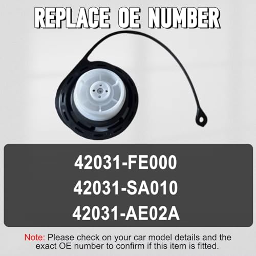 Bouchon réservoir carburant étanche pour Subaru Forester 2004 - 5