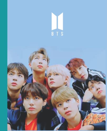 BTS: BTS Composition Notebook | BTS Notebooks | BTS Merchandise Under 10 | Collage Ruled 100 Pages, 7.5" x 9.25" size | (BTS School Planner & Notebook) | BTS Notebook For Army School