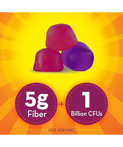 Metamucil Fiber Gummies for Adults with Probiotics for Bloating Relief, No Sugar Added Strawberry Kiwi BlackBerry Flavors, 5g Prebiotic Plant Based Fiber Supplement Blend, 90 Count - Image 4