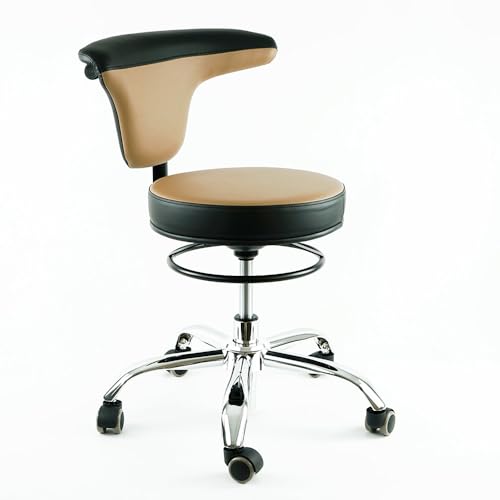 Generisch Versa Drehstuhl Erzieherstuhl Gesundheitsstuhl, Kunstleder, Sandbeige,...