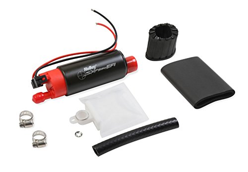 Holley 19-342 In-Tank Electric Fuel Pump 340 LPH E85 Compatible Inlet/Outlet In-line Hardware Kit In-Tank Electric Fuel Pump