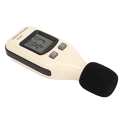 Decibel Meter, 30-130 DBA ± 1.5 DB Accuracy, Backlit LCD Display, Data Storage, Digital Sound Level Meter, Noise Tester