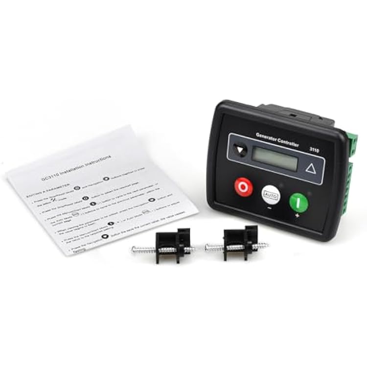DSE3110 Gensets Generator Controller Module,Manual & Auto Start Control Module (MPU),Generator Controller Electronic Module Compatible with Deep Sea