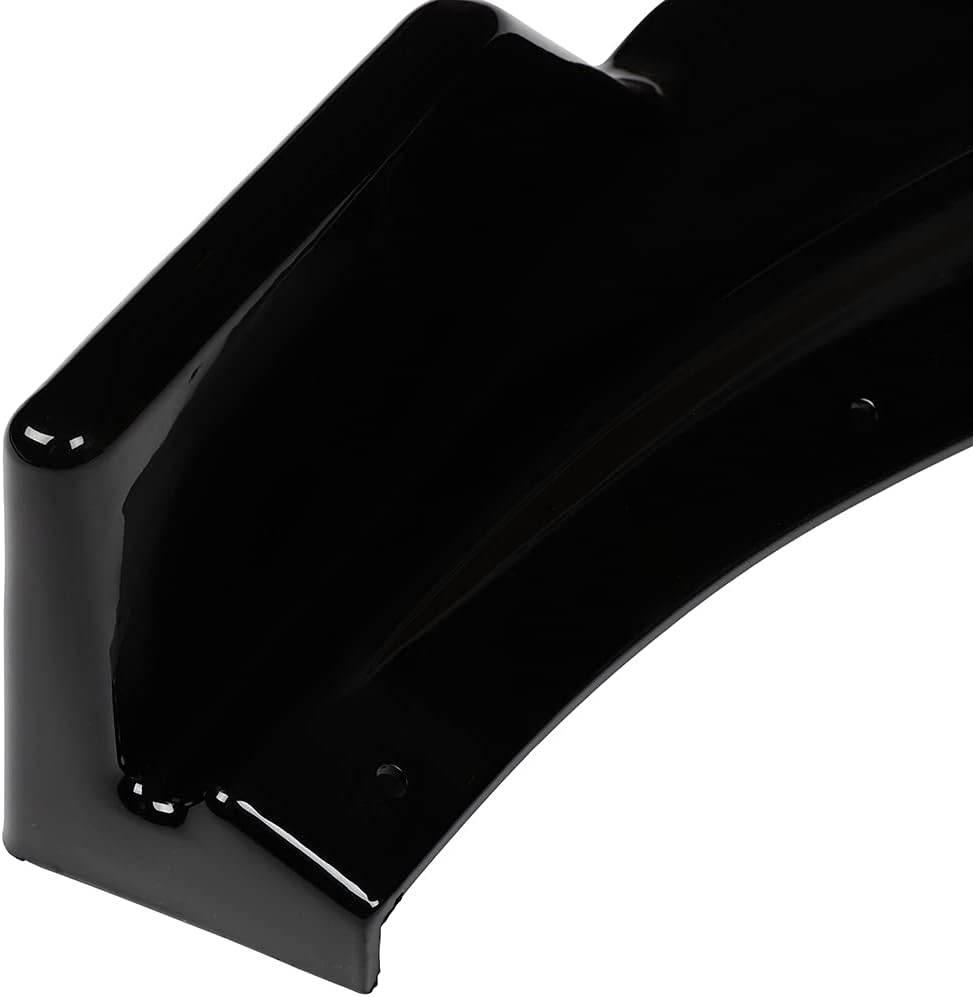 SCITOO 3PCS Front Bumper Lip Compatible for 2014-2018 for Mazda 3 Axela Front Lip Spoiler Glossy Black (PP) Plastic Air Dam