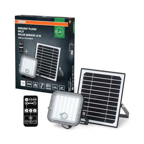 Osram LED-Solar-Außenleuchte Endura Outdoor schwarz mit Flutlicht und...