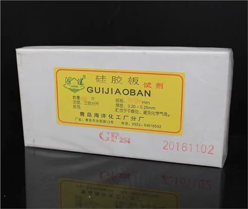 Plaque de gel de silice fluorescente pour révélation UV nette TLC - 6