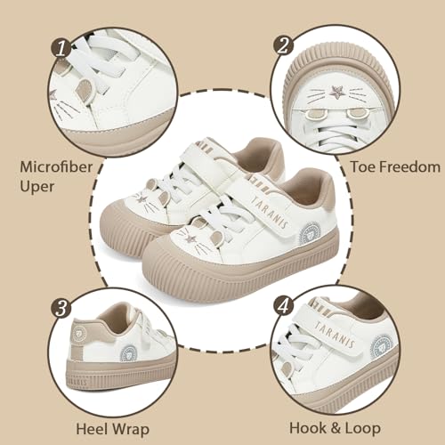 Boys Girls Sneakers Kids' Toddler Skate Shoes Barefoot Indoor-Outdoor Comfort Non-Slip Walking Shoes4