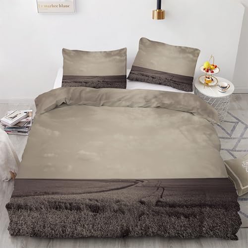 Housse de couette en microfibre douce 240 x 260 cm avec taies d'oreiller - 2