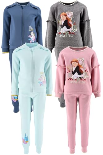 Sweat-shirt full print Frozen et pantalon de sport fille jogging peluche