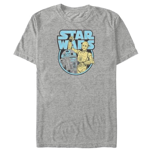 T-Shirt Star Wars Roundup droïde XL : oubliez les hauts trop courts avec cette coupe Tall homme