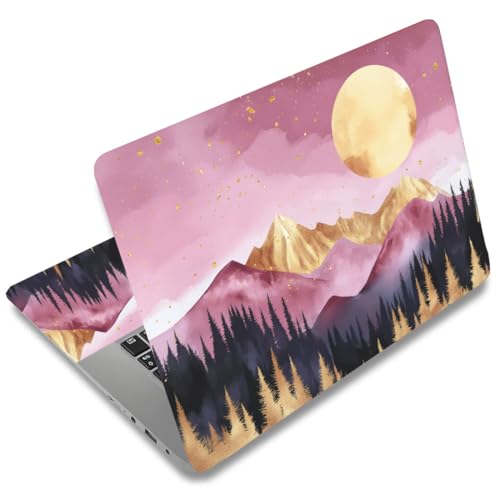 SUPERDANT Laptop Cover Adesivo con Montagne Astratte Adesivi Universale per Laptop e Notebook 12 13 13.3 14 15 15.4 15.6 adesivo In Vinile per Cover per Protezione Personalizzata