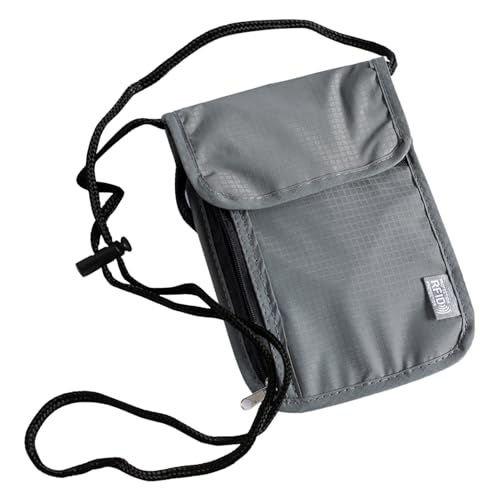 Generisch Rfiḋ-Tasche – Anti-Diebstahl-Kartenhalter, Reise-Sicherheitshülle, schützende Brieftasche für kontaktlose Karten, Leichter tragbarer Organizer | Reisetasche für sichere Gelddokumente