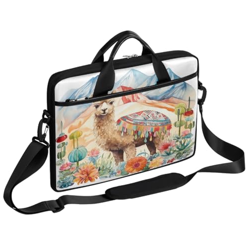 Bolso para laptop 15 pulgadas tipo sobre diseño cactus camel miniatura 1