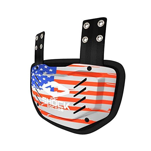 Shock Doctor Football Back Plate – Lower Back/Rear/Back Bone Protector Shield Backplate. for Youth, Adult, Kids.