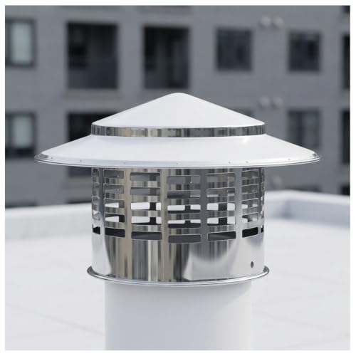 Grille de protection anti pluie pour cheminée et ventilation