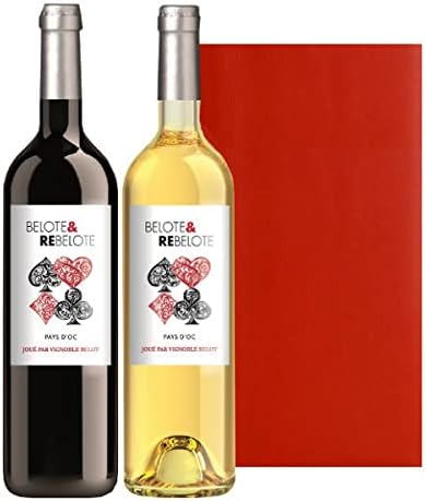 Amazon Co Jp Wine Gifts ワインギフト 赤ワイン ワインギフト 紅白ワイン 2本セット フランス ラングドック ルーション 赤ワイン 白ワイン 辛口 750ml ベロット エ レベロット おしゃれ ギフト 熨斗 お祝い 結婚祝い 結婚記念日 誕生 贈答用 贈り物