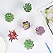 Lvydec 6 Pack Artificial Succulent Plants, Mini-Sized Fake Succulent Plants in Pots for Home Bath Office Shelf Decoration, Porcelain Pots
