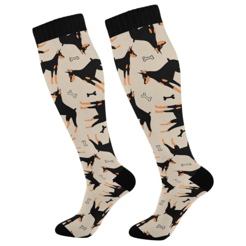 Image of Compression Socks for Women & Men Knee High Socks | Circulation, Medical, Running, Athletic, Nurse, Travel, 1 Pair