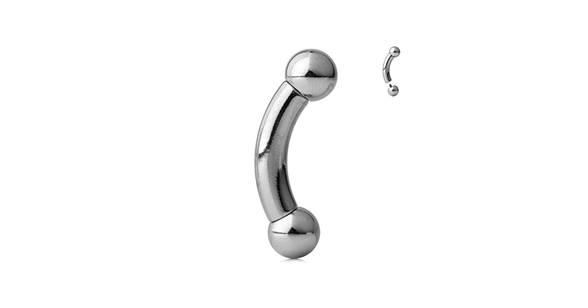ピアス Fleeting Light Point Curved Barbell MONDAY EDITION FLEETING LIGHT POINT CURVED BARBELL ピアス