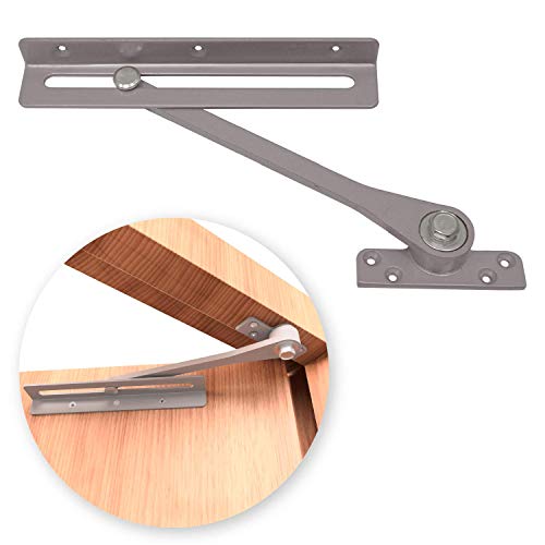 ZEROplus Friction Door Limiting Stay, Surface Fixing, Heavy Duty, Grey Finish, Z105-Z