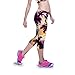 Produktbild Sumeiwilly Damen Sporthose Yogahose 3/4 Lang Gedrucktes Sport Leggins für Yoga Leggings Laufhose Tights High Elastische Hohe Taille Jogginghose
