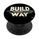 Photo Gallery impressionante logo statement con built your way motto popsockets popgrip adesivo Photo Gallery impressionante logo statement con built your way motto popsockets popgrip adesivo