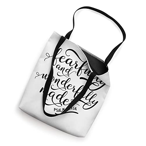 Bolsa Tote Scripture Psalm 139:14 miniatura 2
