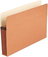Amazon Basics File Folders Pocket , Straight-Cut Tab, 5 1/4-Inch Expansion, Legal Size, 50-Pack