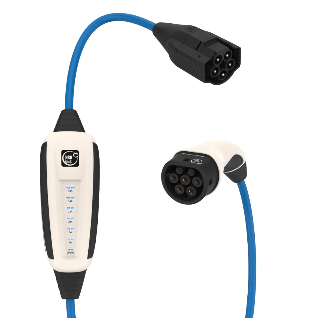 NRJkick Mobile Wallbox 16A 7,5m Pure (wei, 11 kW, 7,5 Meter Kabel, WLAN + Bluetooth) (17701000)