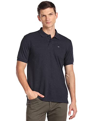 Image of Arrow Sport Solid Polo T-Shirt for Men - Regular Fit, Cotton Half Sleeves Mens Tshirt