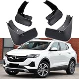 Front & Rear Mud Flaps Kit Car Splash Guards Mudguards Compatible with 2020-2025 Buick Encore GX Without Sport Touring Package