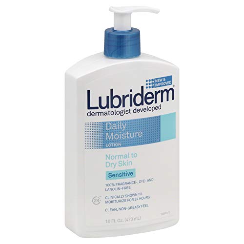 Lubriderm Daily Moisture Lotion Sensitive 16 oz (Pack of 5)