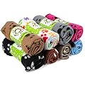 Sunallwell 8 Pack Pet Blankets for Dogs Cats Large Warm Blankets Fleece Comforter Cushion Lightweight Multiple Uses Puppy Washable Sleep Mat Pad Bed Cover for Kitten Puppy Pet Kennels Beds Crate