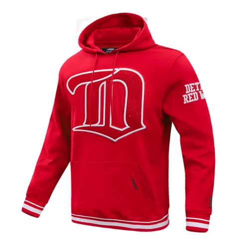 Image of Pro Standard Men's NHL Retro Classics Brushed Back French Terry Pull Over Hoodie