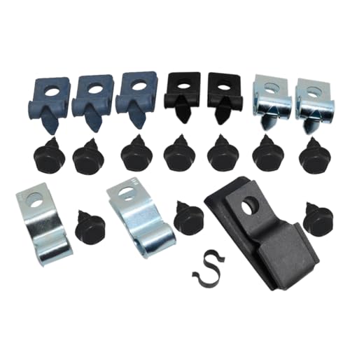 Inline Tube Replacement for 1970 Chevrolet Chevelle El Camino Monte Carlo A-Body Brake Line Clip Kit 21pc