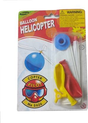 MOREL KIDS BALLOON HELICOPTER FOR CHILDRENS (RANDOM COLOR)