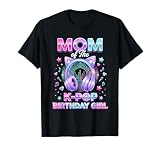 Korean Pop Music Girl Mom of The K-Pop Birthday Girl T-Shirt