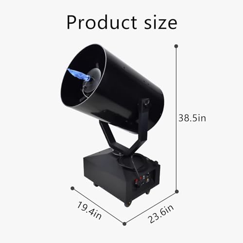 Máquina de nieve con control remoto, 3000 W, para interiores y exteriores, ideal para escenarios, Navidad, fiestas y eventos miniatura 2