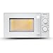 SOGO SS-758 horno microondas Sin Grill, de instalación libre y capacidad 20 Litros, con 5 potencias, 700 Watts, Color blanco